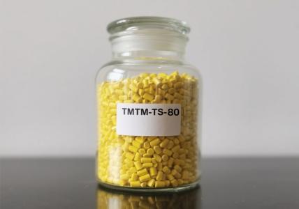 TMTM(TS)-80 izmantošana NR, SBR un NBR savienojumos